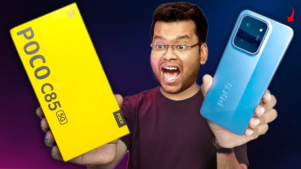 Poco C85 به پردازنده Dimensity 6300 مجهز شده و نمایشگر 6.9 اینچی LCD با نرخ 120 هرتز دارد.