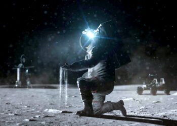 عکس تزیینی فرود ماه