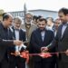 وزیر ارتباطات در حال افتتاح طرح دسترسی مردم به فیبر نوری