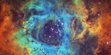 تصویر انتزایی از فسیل کهکشان رادیویی