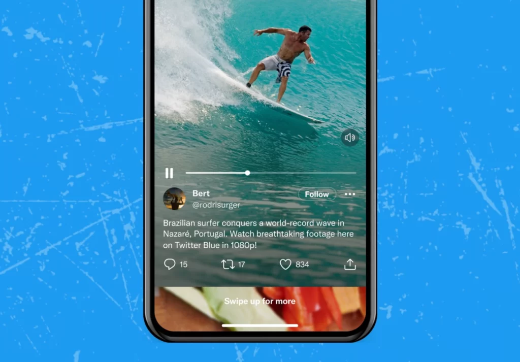 توییتر روز پنجشنبه اعلام کرد ویژگی‌های جدیدی را اضافه می‌کند. این شرکت در حال راه‌اندازی یک فید ویدئویی تمام صفحه قابل پیمایش مانند TikTok است.