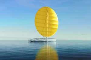 قایق بادبانی خورشید دوم بدنه شفافی دارد که از پلیمرهای زیستی جلبکی و بقیه ساختار داخلی و پارچه بادبان از زباله های پلاستیکی دریا ساخته شده است