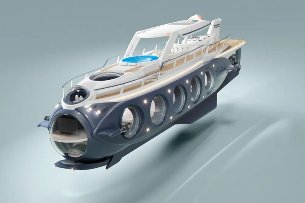سازنده قایق های تفریحی هلندی U-Boat Worx از طرح 25 میلیون دلاری سوپرقایق تفریحی خود به نام ناتیلوس رونمایی کرد.