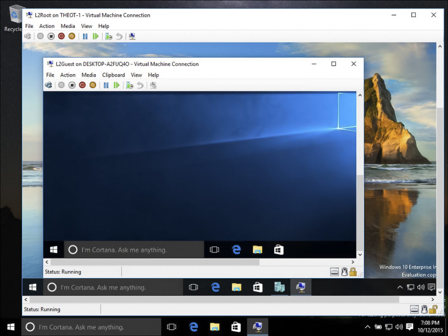 مایکروسافت قابلیت اجرای هایپروایزر تو در تو (Hyper-V) یا مجازی سازی تودرتو چند نسخه ویندوز را به لینوکس می آورد.