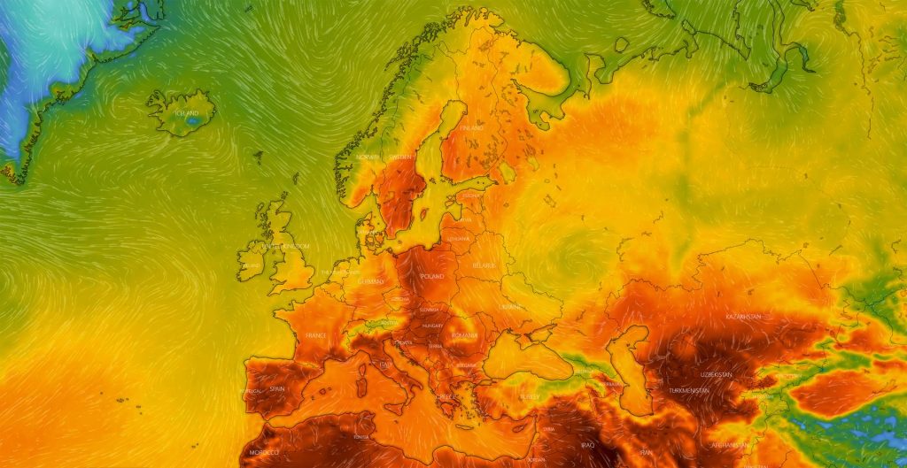 تغییرات آب و هوایی اروپا