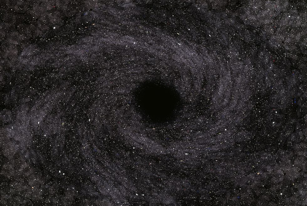 تصویری از سیاهچاله
