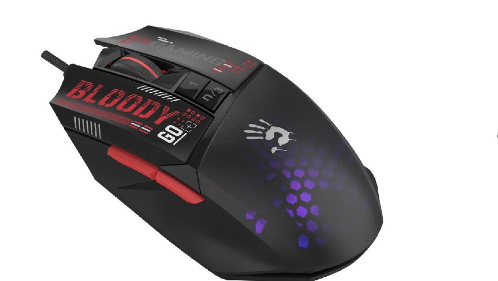 موس گیمینگ بلادی مدل W60 Max Mini Honeycomb Activated