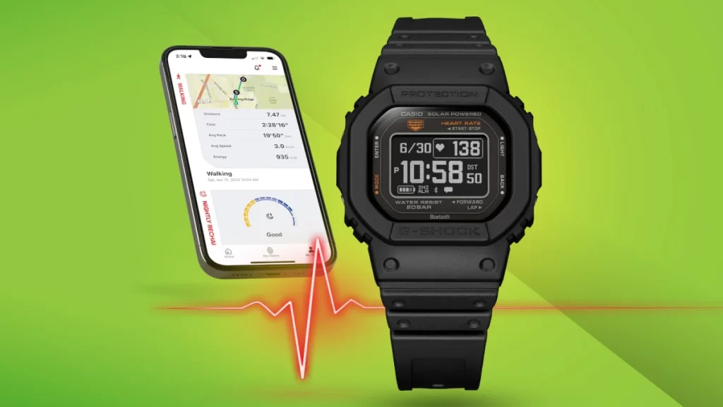 کاسیو به تازگی دومین ساعت هوشمند هیبریدی خود را از مجموعه G-Shock و با نام DWH5600 به بازار معرفی کرد.
