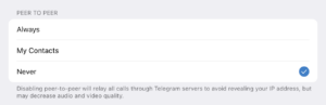 تلگرام همچنان آدرس IP کاربران را لو می‌دهد