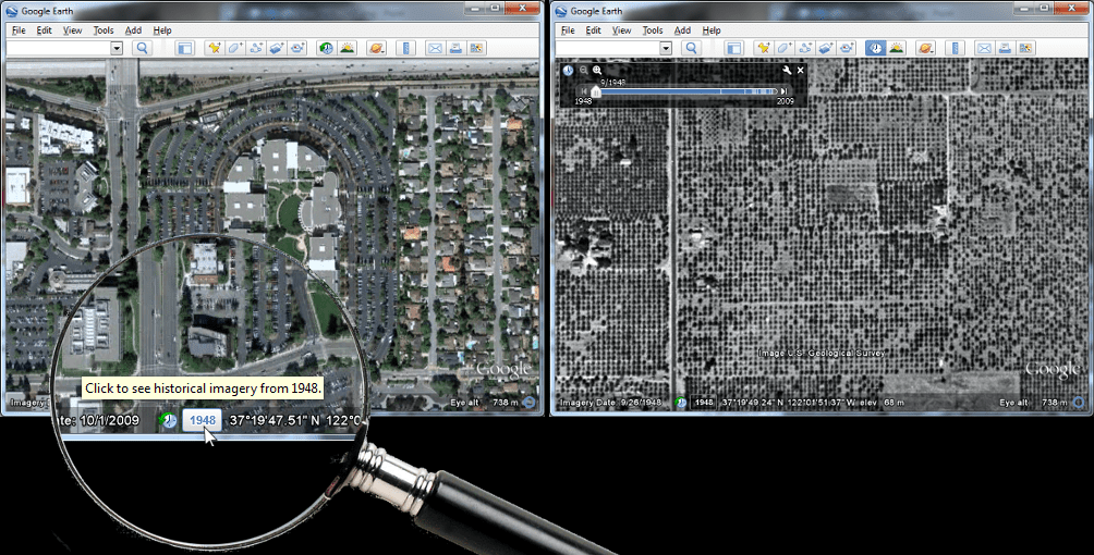 تاریخچه Google Earth
