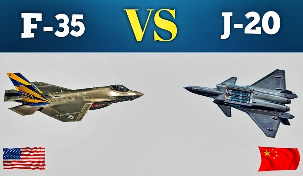 اف-۳۵ آمریکا یا جی-۲۰ چین؛ کدام جنگنده قدرتمندتر است؟
