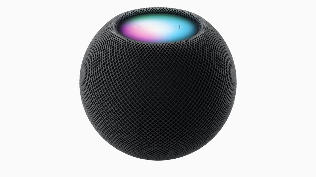 HomePod mini می‌تواند با آیفون یا سایر دستگاه‌های اپل برای پخش موسیقی جفت شود.