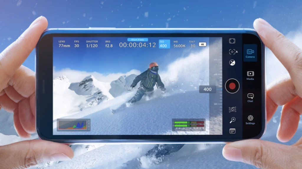انتشار نسخه جدید اپلیکیشن Blackmagic Camera برای سیستم‌عامل اندروید