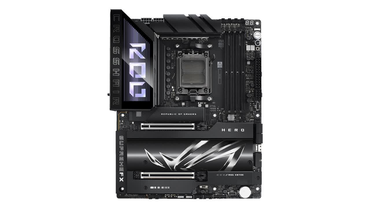 ASUS ROG Crosshair X870E HERO پرچمدار جدید سری 800 مادربردهای AMD ایسوس است