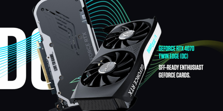 زوتک از کارت‌های گرافیک GeForce RTX 4070 GDDR6 رونمایی کرد