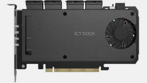 Icy Dock آداپتور ۴ اسلات M.2 برای SSD های PCIe 5.0 را معرفی کرد