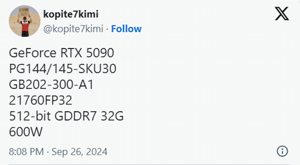 کارت گرافیک RTX 5090 انویدیا