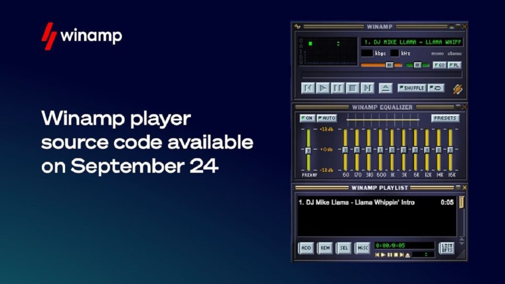پخشکننده صوتی Winamp به صورت متن باز در اختیار توسعهدهندگان قرار گرفت