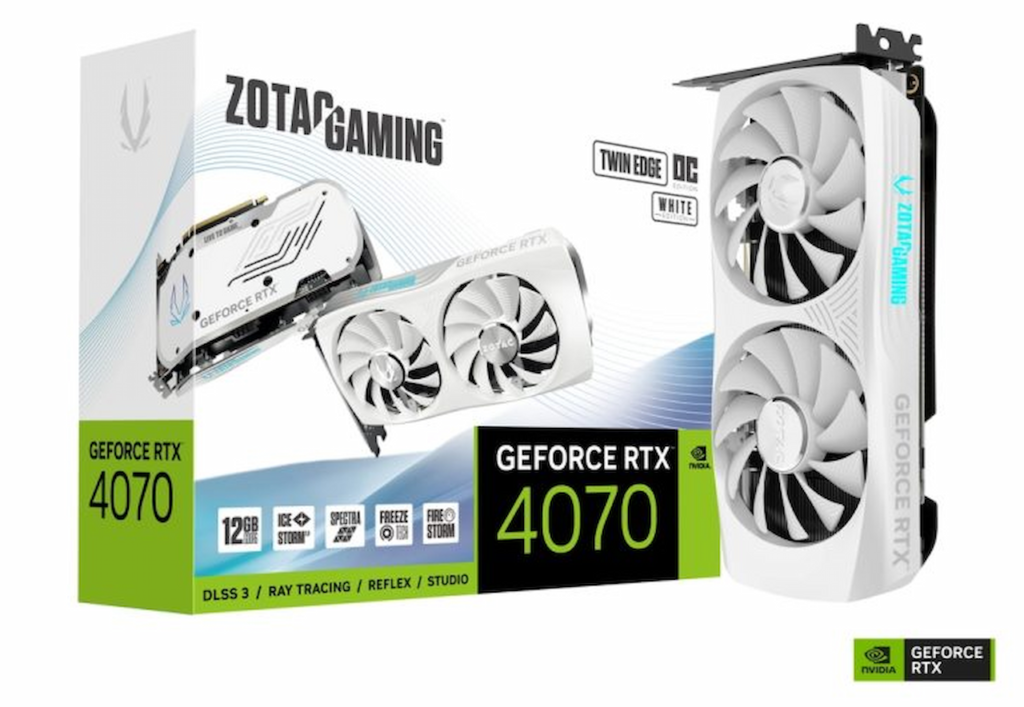 ZOTAC GeForce RTX 4070 12GB GDDR6X Twin Edge