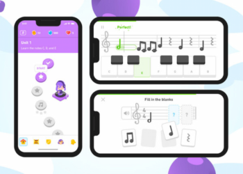 دولینگو دوره‌های ریاضی و موسیقی را برای اندروید منتشر کرد