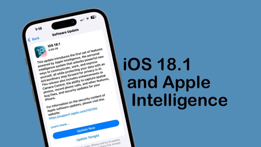 اپل هفته آینده نسخه iOS 18.1 را با ویژگی جدید Apple Intelligence منتشر خواهد کرد.