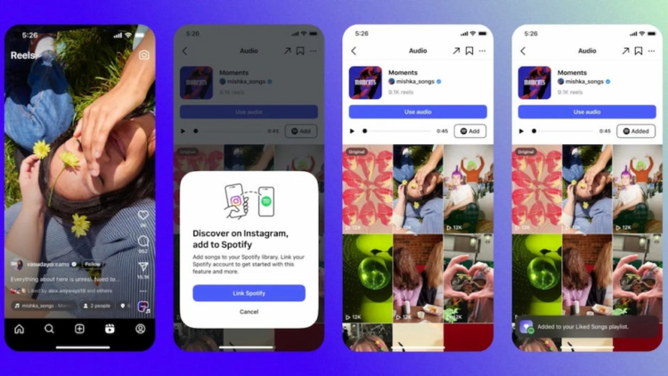 اینستاگرام یکپارچگی با اسپاتیفای را به صورت جهانی عرضه کرد