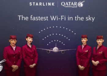 هواپیمایی قطر اولین پرواز جهان با Boeing 777 مجهز به Starlink را راهاندازی کرد
