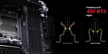 رونمایی  اسلات‌های جدید رم NitroPath ایسوس برای کاهش تداخل الکتریکی