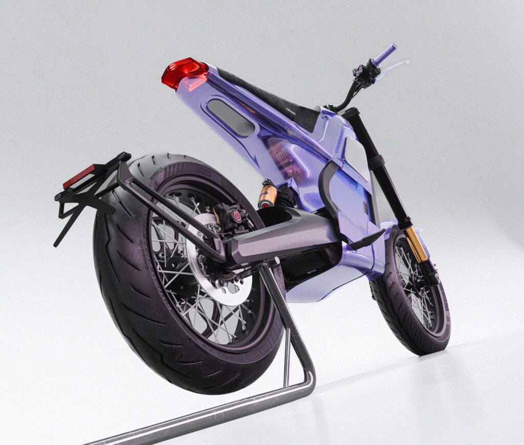 شرکت DAB Motors یک موتورسیکلت الکتریکی شفاف تولید کرده است