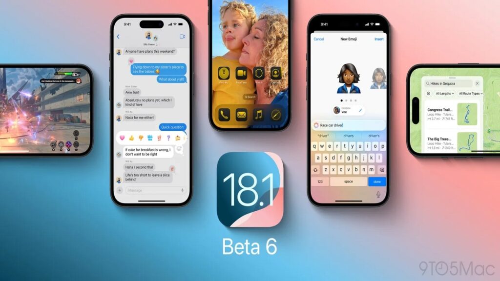 اپل نسخه iOS 18.1 beta 6 را با ارتقای هوش مصنوعی برای توسعهدهندگان منتشر کرد