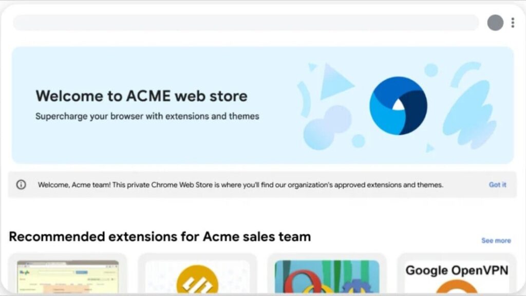 امکان ایجاد فروشگاه وب سفارشی در افزونههای Chrome
