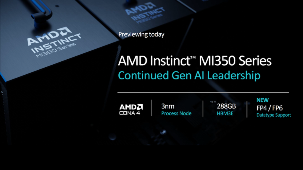 Instinct MI325X GPU هوش مصنوعی با ۲۵۶ گیگابایت