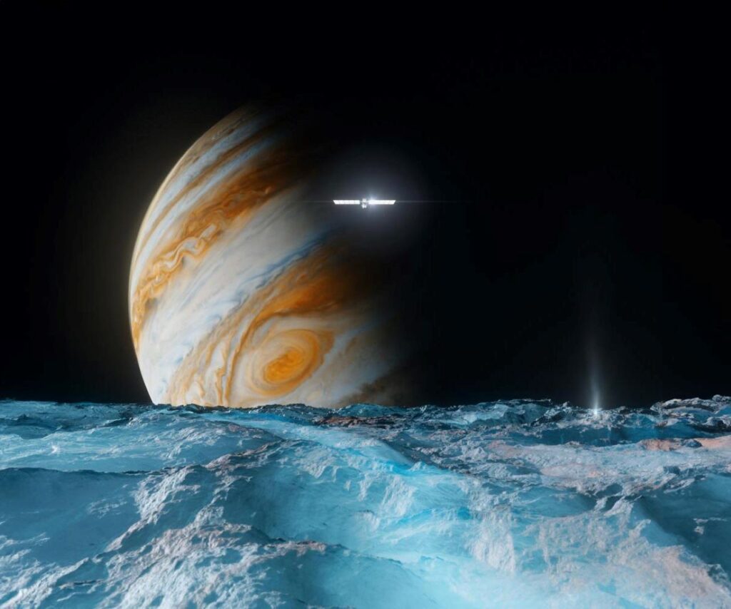 فضاپیمای Europa Clipper ناسا برای جستوجوی حیات در قمر یخی اروپا پرتاب شد