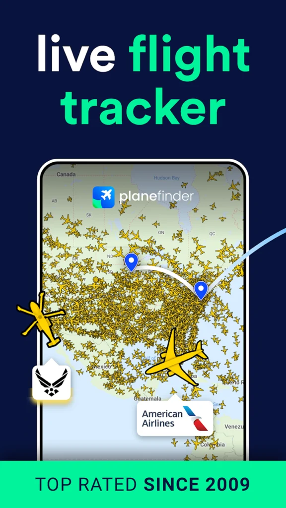 معرفی اپلیکیشن های برتر ردیاب پرواز مشابه Flightradar24 - Technoc