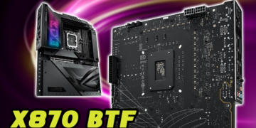 ایسوس مادربردهای X870 BTF را همراه با پردازنده‌های Ryzen 9 9000X3D در CES 2025 معرفی می‌کند