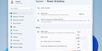 معرفی ویژگی جدید مصرف انرژی در ویندوز ۱۱