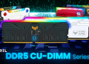 عرضه حافظه‌های جدید CUDIMM DDR5 با سرعت ۹۲۰۰ MT/s توسط شرکت GeIL