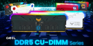 عرضه حافظه‌های جدید CUDIMM DDR5 با سرعت ۹۲۰۰ MT/s توسط شرکت GeIL