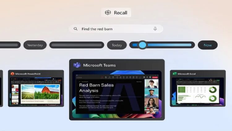 پیش‌نمایش قابلیت Recall AI مایکروسافت برای کامپیوترهای Copilot Plus منتشر شد