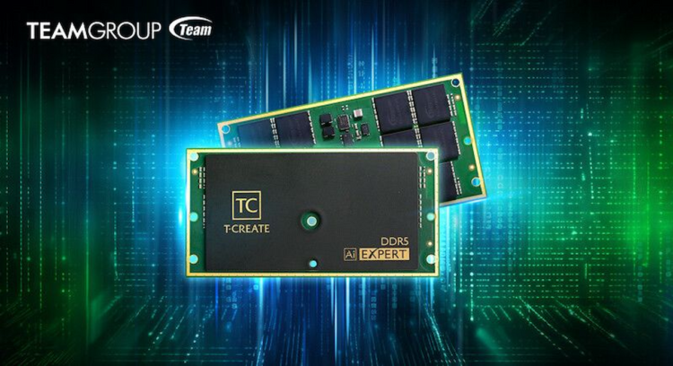 شرکت تیم‌گروپ حافظه رم CAMM2 DDR5-7200 را رونمایی کرد