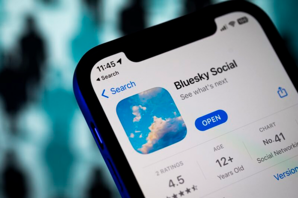 اپلیکیشن Bluesky، صدر فهرست اپلیکیشن‌های رایگان در App Store ایالات متحده