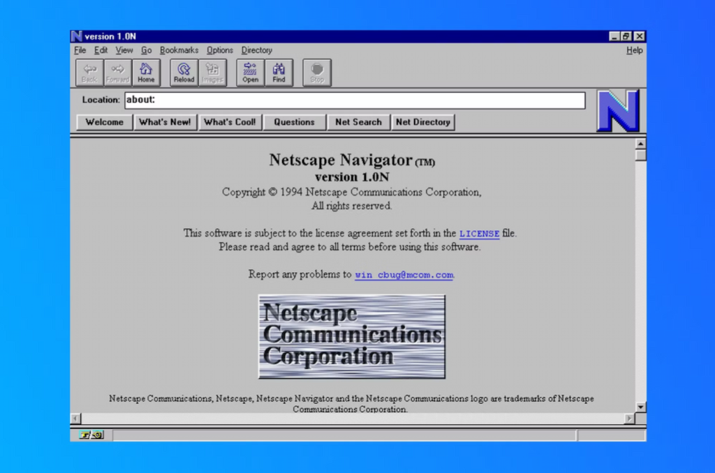 Netscape Navigator در اوج محبوبیت