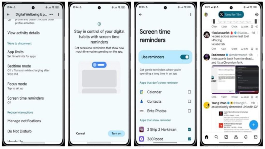 کنترل زمان استفاده از اپلیکیشنها با قابلیت جدید Digital Wellbeing گوگل