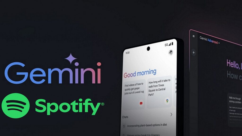 عرضه افزونه Spotify Gemini برای کاربران اندروید