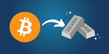 ارزش بازار بیت کوین از نقره پیشی گرفت