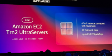 عرضه عمومی تراشه‌های Trainium2 توسط شرکت آمازون