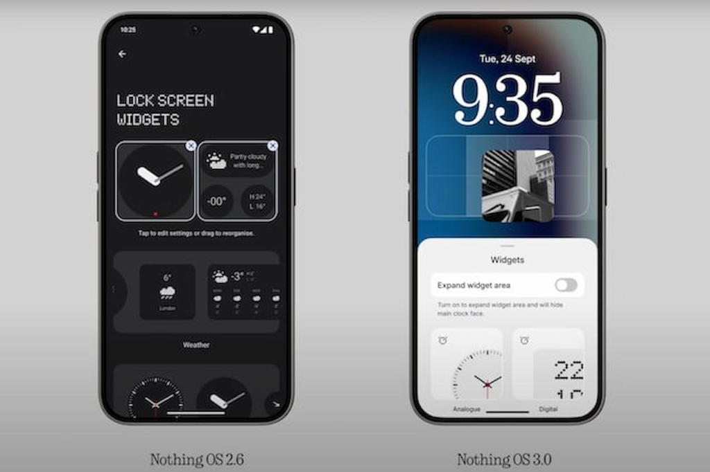 بهبودهای Nothing OS 3.0