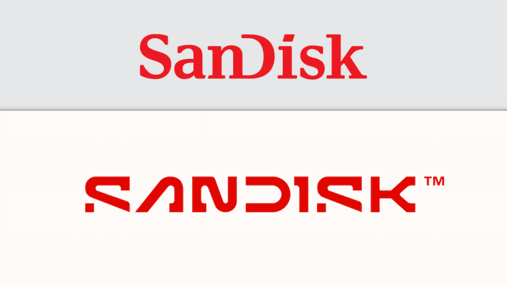 طراحی جدید لوگو SanDisk