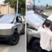 مشاهده سایبرتراک تسلا در کارخانه بی‌وای‌دی چین
