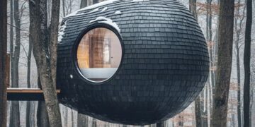 نگاهی به کلبه‌های درختی برل در دل طبیعت